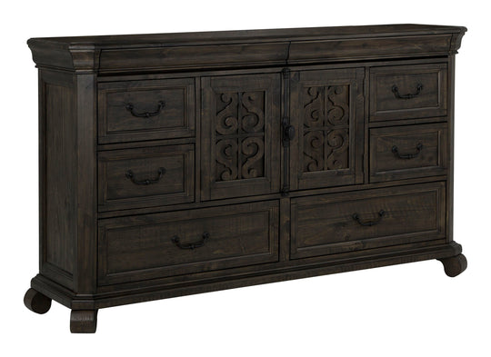 Bellamy Peppercorn Drawer Dresser - B2491-20