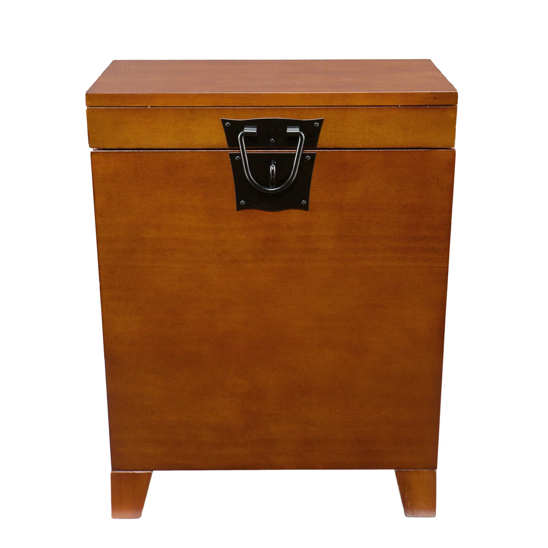 Pyramid Lift-Top Trunk End Table – Mission Oak - AmericanHomeFurniture