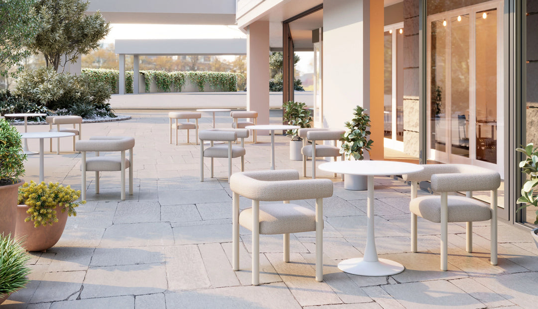 Sunbath Dining Chair (Set of 2) White - AmericanHomeFurniture