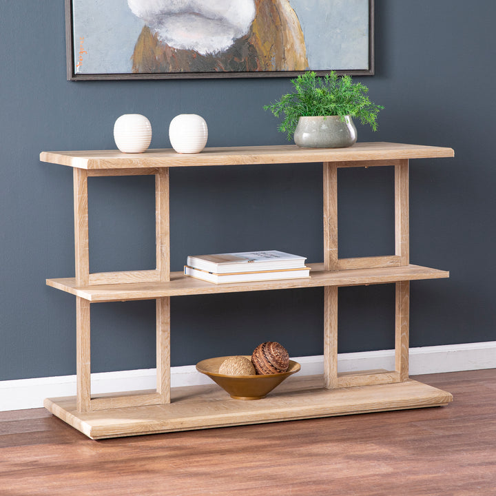 American Home Furniture | SEI Furniture - Markworth Geometric Console Table