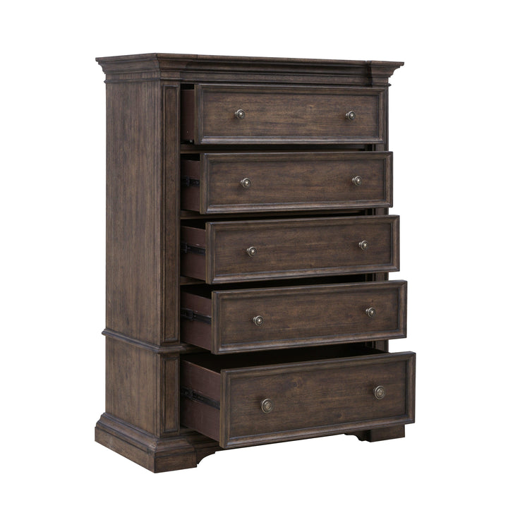 Woodbury Five Drawer Dresser - AmericanHomeFurniture
