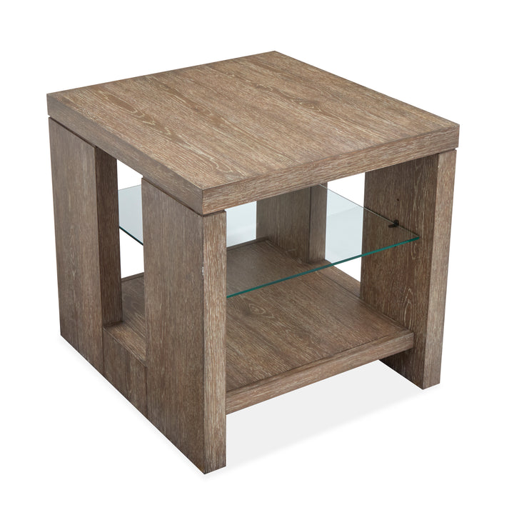 Conway Spiced Brown Rectangular End Table - T6315-03