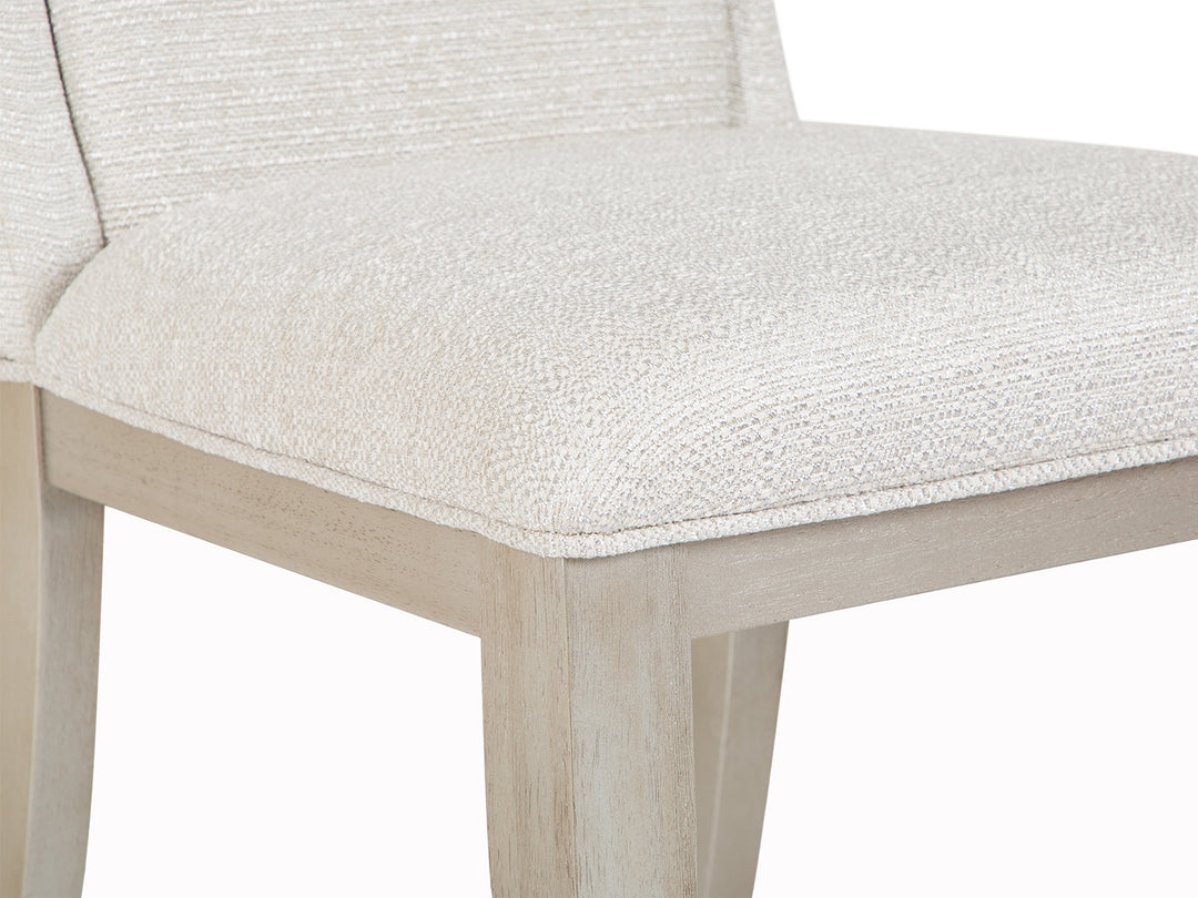 Lenox Acadia White Upholstered Host Chair - Set of 2 - D5490-66