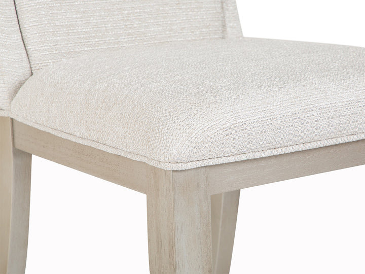 Lenox Acadia White Upholstered Host Chair - Set of 2 - D5490-66