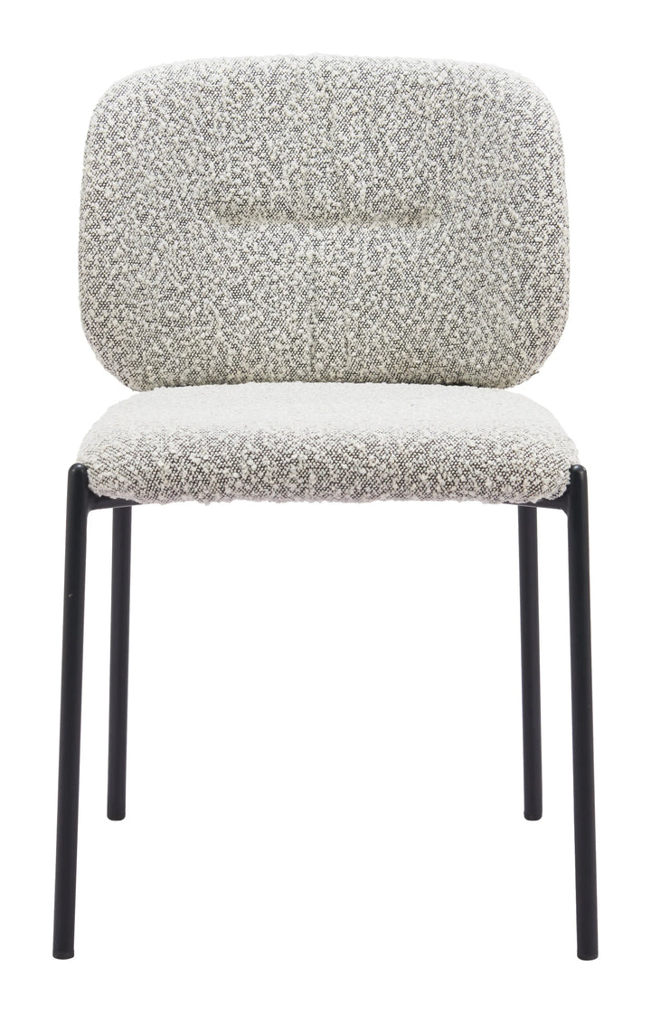 Plat Dining Chair (Set of 2) Gray - AmericanHomeFurniture