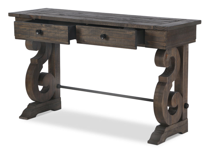 Bellamy Peppercorn Rectangular Sofa Table - T2491-73