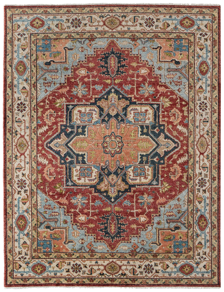 Rectangle/2' x 3'/Rust/Ivory