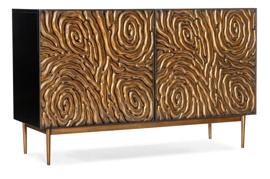 American Home Furniture Hooker Furniture Melange Fingerprints Two Door Credenza