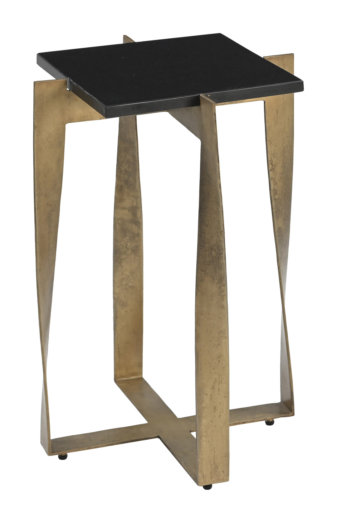 Noara Accent Table Black & Brass - 110976