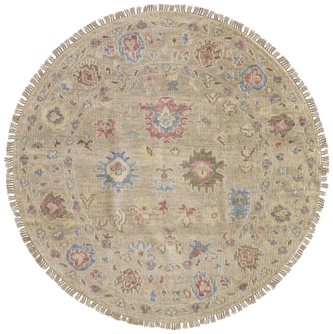 Round/8' x 8' /Light Green