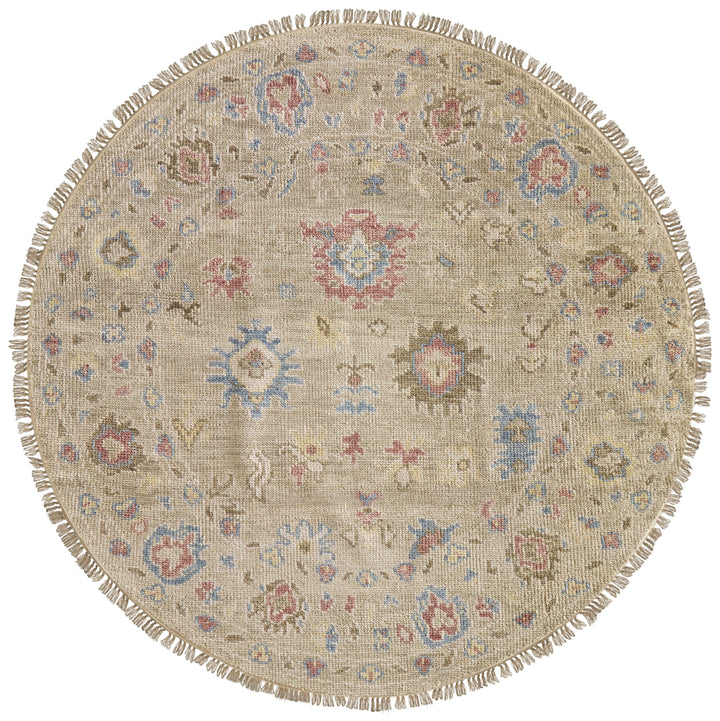 Round/8' x 8' /Light Green