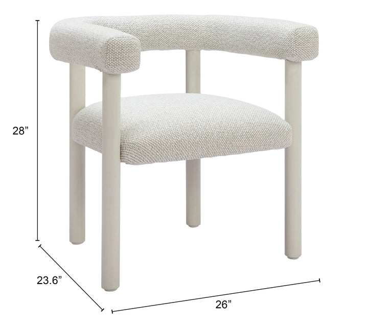 Sunbath Dining Chair (Set of 2) White - AmericanHomeFurniture