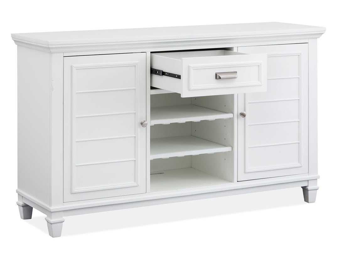 Charleston White Dove White Server - D5611-15WH