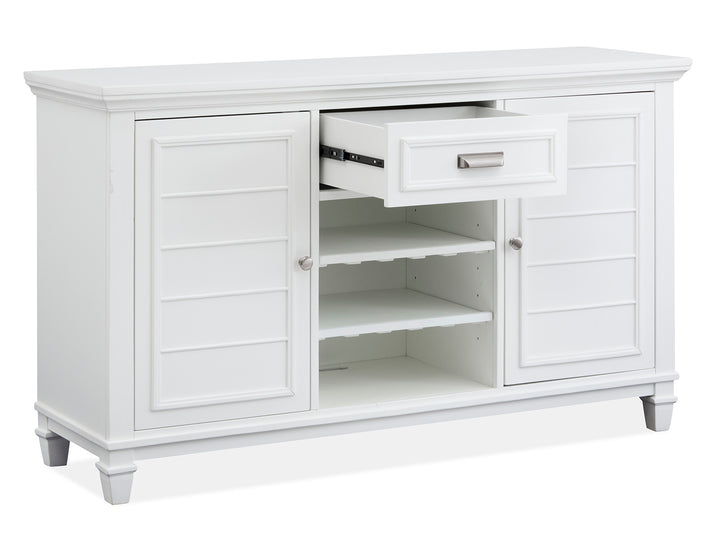 Charleston White Dove White Server - D5611-15WH