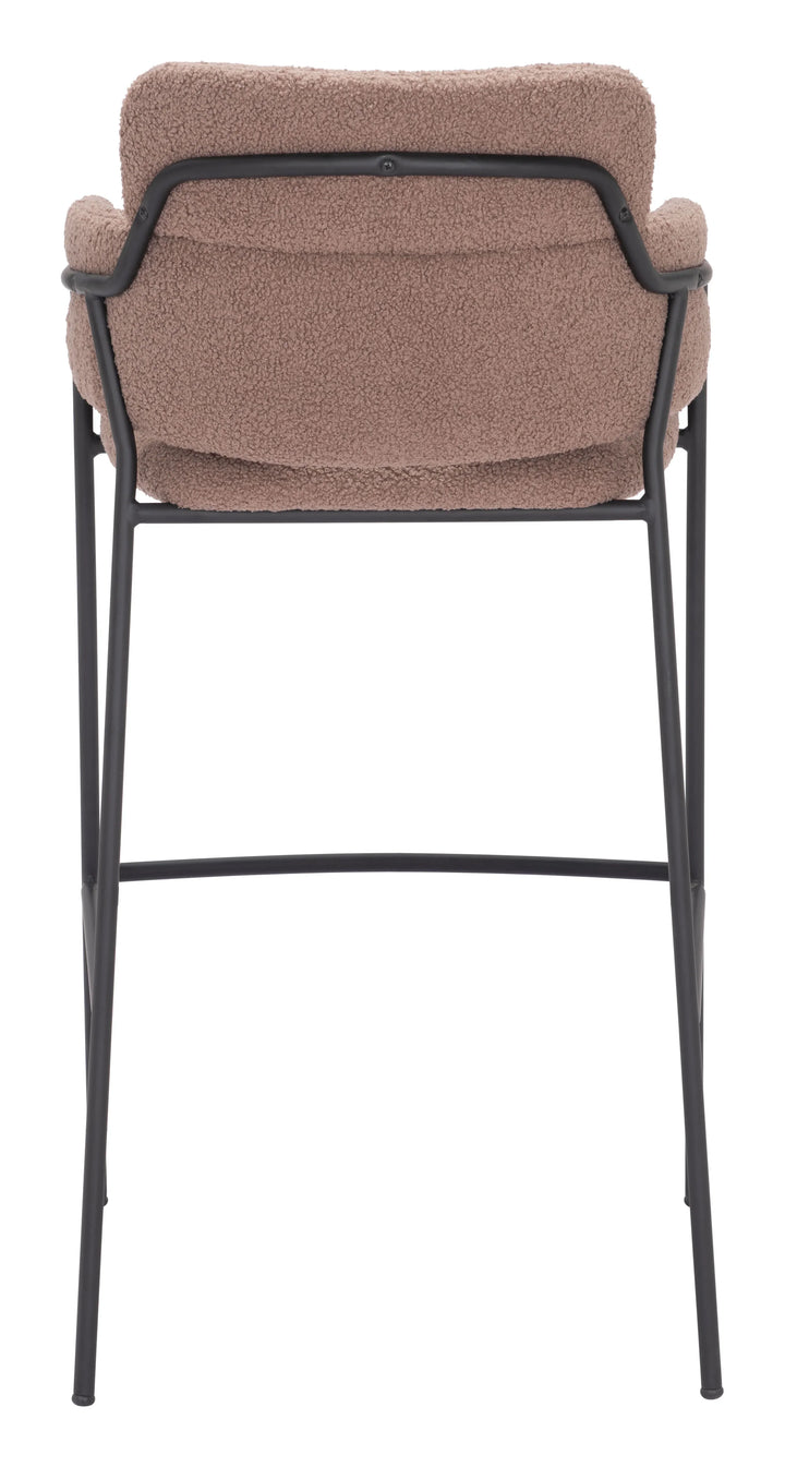 Marcel Barstool (Set of 2) Brown - AmericanHomeFurniture