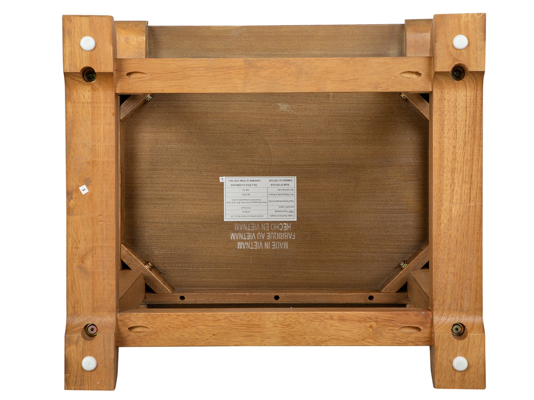 Lindon Belgian Wheat Rectangular End Table - T5570-03