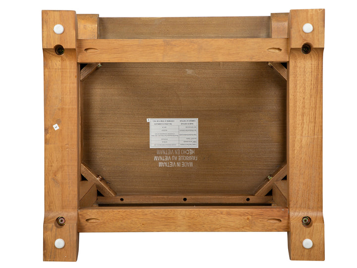 Lindon Belgian Wheat Rectangular End Table - T5570-03
