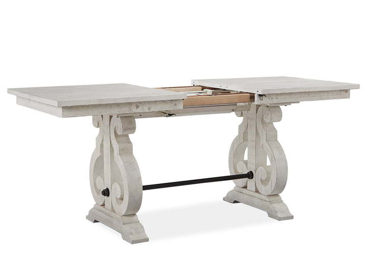Bronwyn Alabaster Extendable Rectangular Counter Height Dining Table - D4436-42