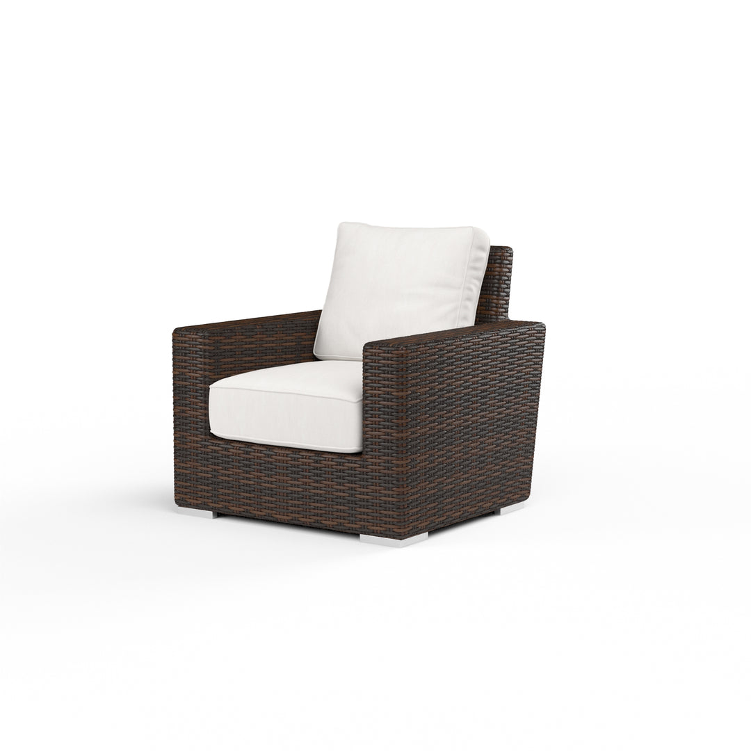 American Home Furniture | Sunset West - Montecito Club Chair in Canvas Flax w/ Self Welt