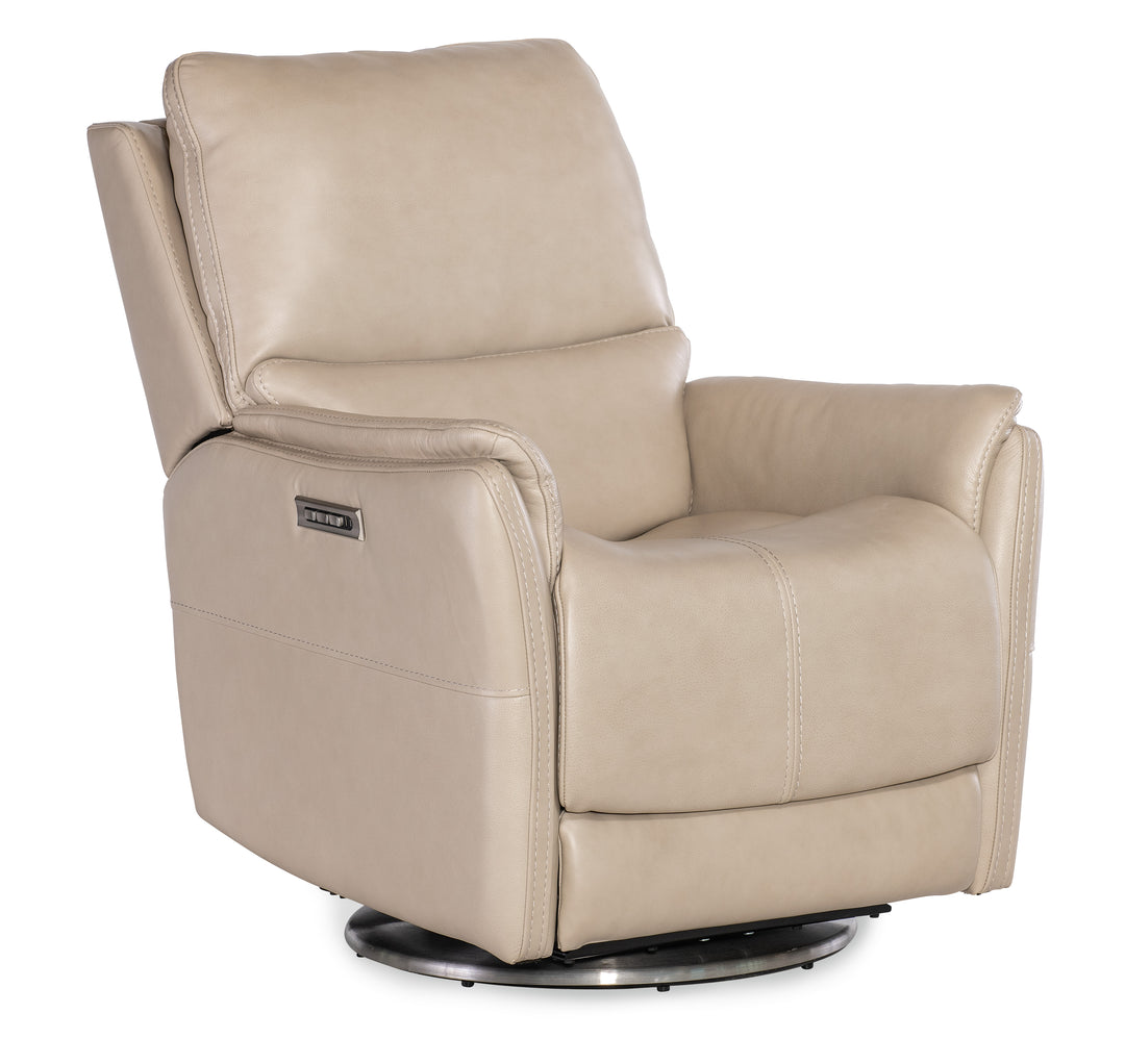 American Home Furniture | Hooker Furniture - Soiree Zero Gravity Swivel w/Power Headrest and Lumbar