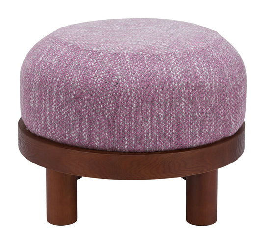 Zuo Gome Ottoman Wisteria Purple OTTOMANS, POUFS, + STOOLS