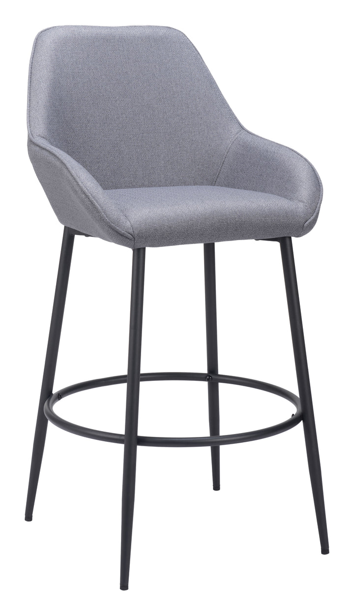 Vila Barstool (Set of 2) Gray - 110078