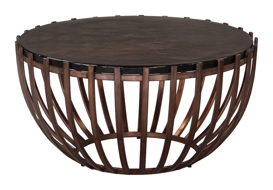 Kafig Coffee Table Bronze - AmericanHomeFurniture