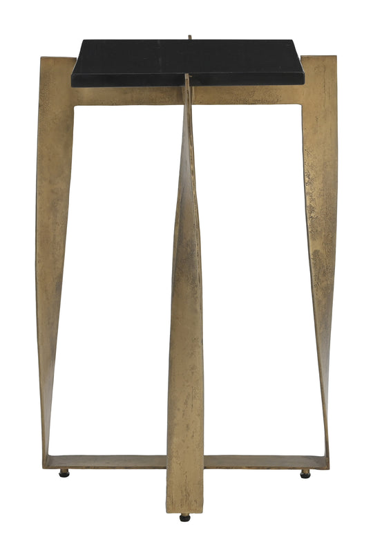 Noara Accent Table Black & Brass - 110976