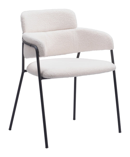 Zuo Marcel Dining Chair (Set of 2) Cream DINING CHAIRS
