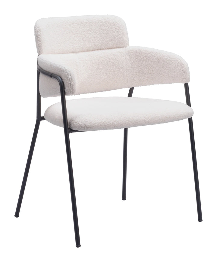 Marcel Dining Chair (Set of 2) Cream - AmericanHomeFurniture