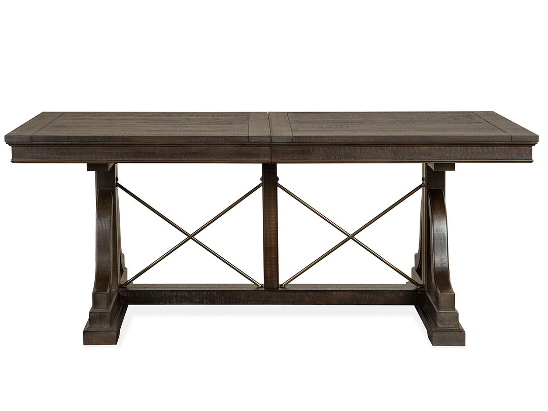 Westley Falls Graphite Extendable Trestle Dining Table - D4399-25