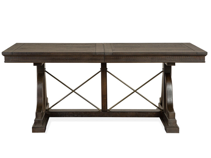 Westley Falls Graphite Extendable Trestle Dining Table - D4399-25
