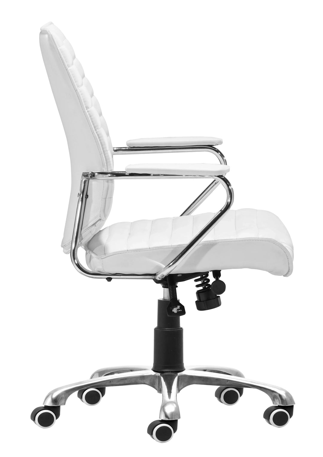 Enterprise Low Back Office Chair White - AmericanHomeFurniture