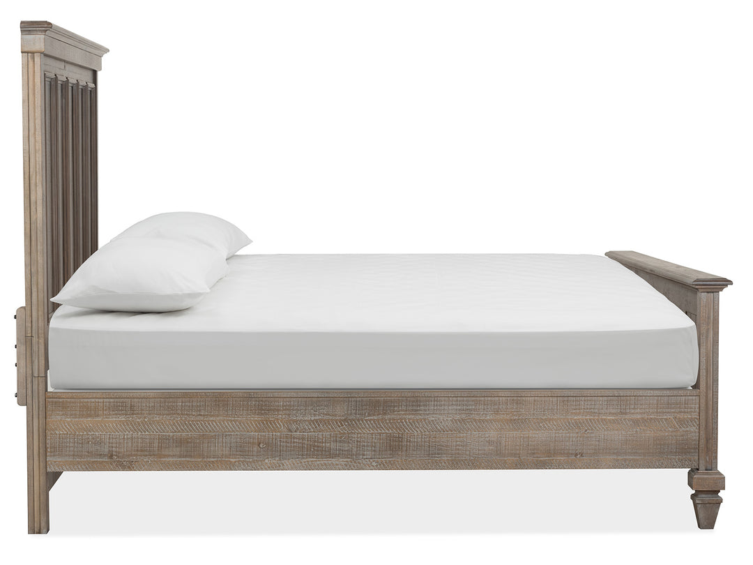 Lancaster Dovetail Grey California King Panel Bed - B4352-74