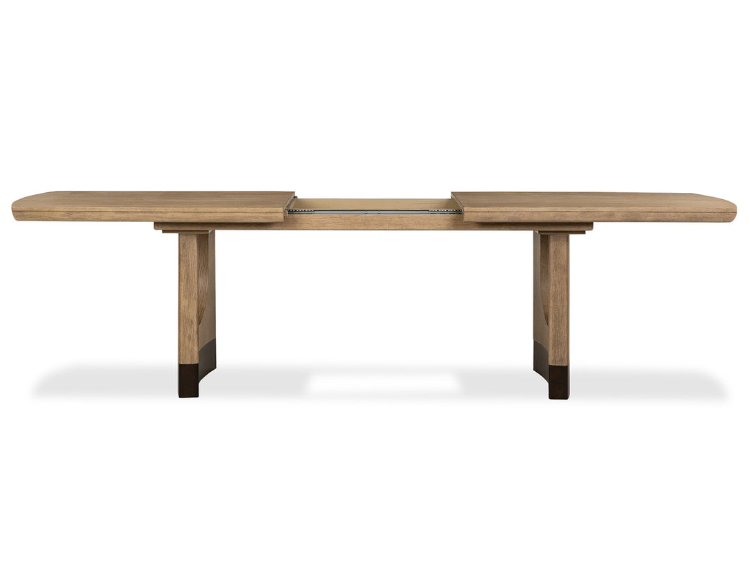 Tristan Swiss Coffee Extendable Trestle Dining Table - D5878-21