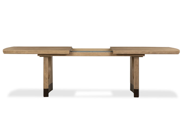 Tristan Swiss Coffee Extendable Trestle Dining Table - D5878-21