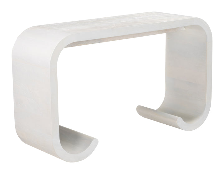 Dena Console Table Whitewashed - 111035