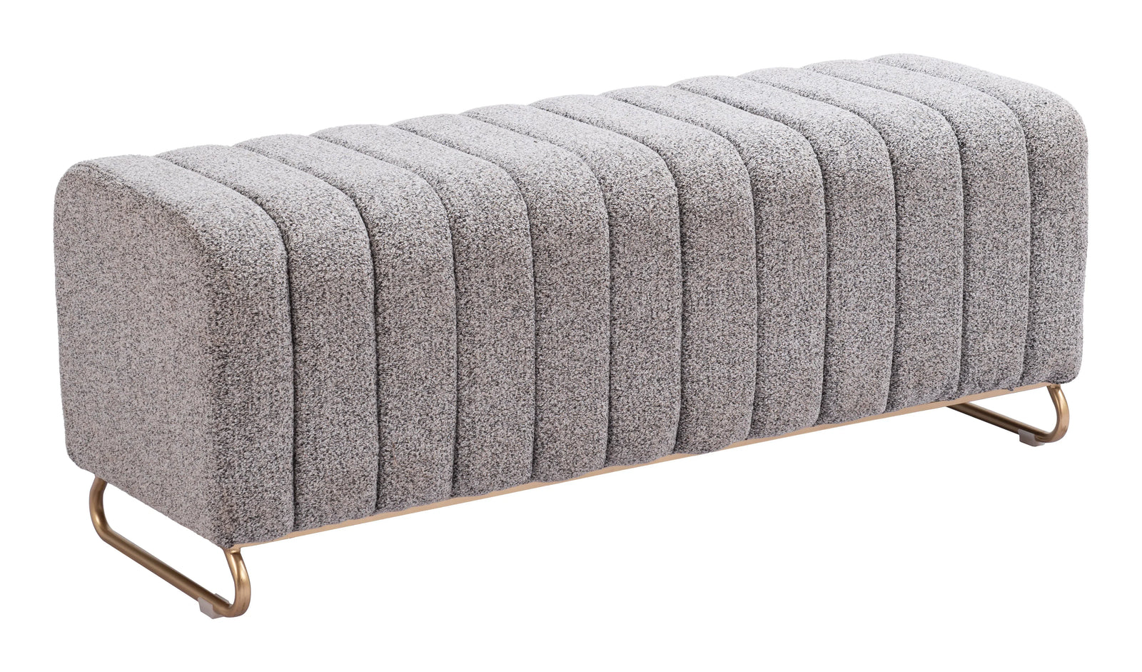 Zuo Pender Bench Stone Gray BENCHES