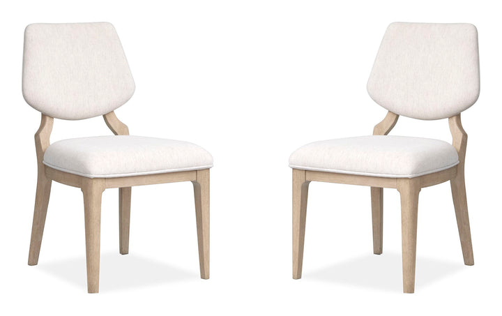 Sunset Cove Sanibel Brown Upholstered Side Chair - Set of 2 - D5783-63