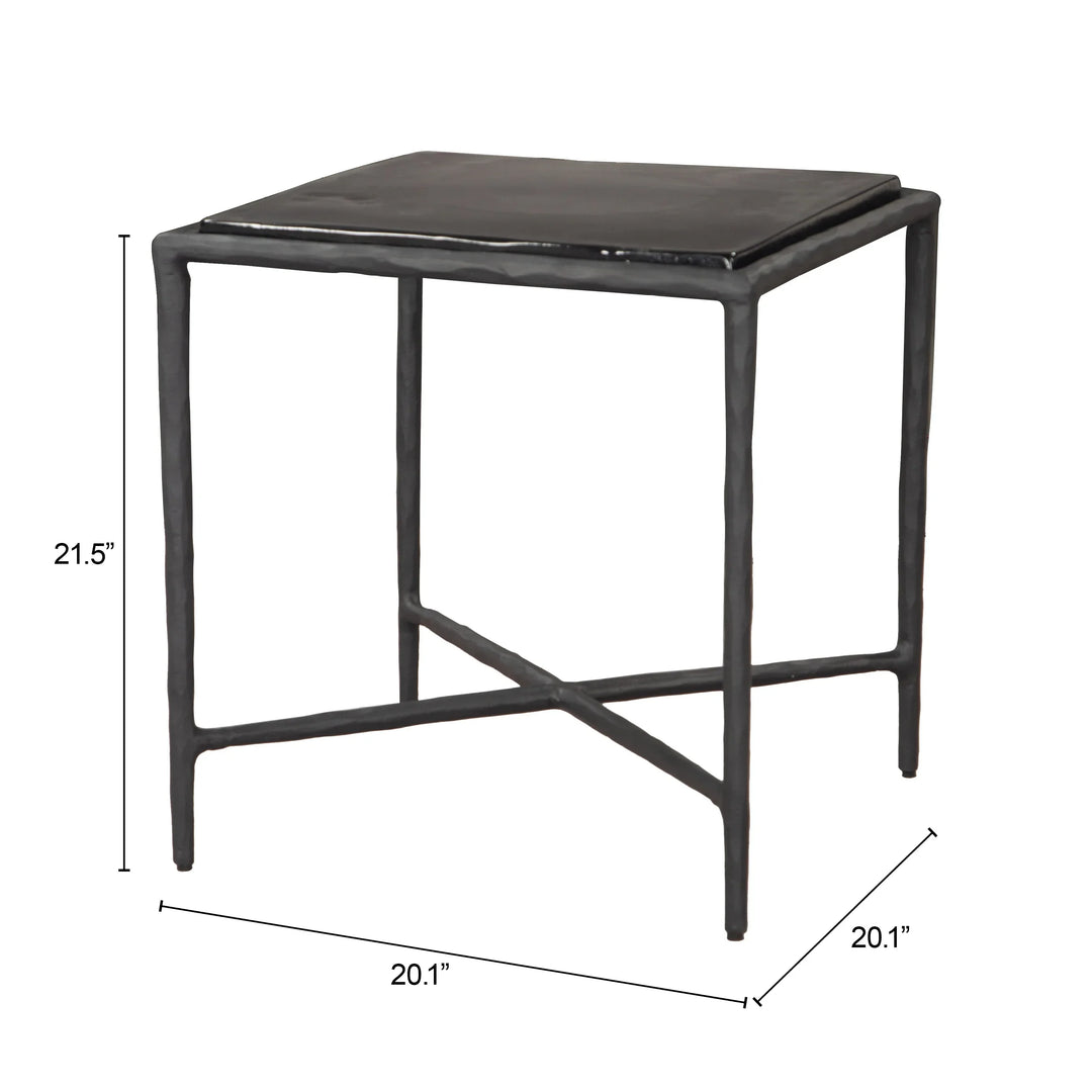 Cloe Side Table Black - AmericanHomeFurniture