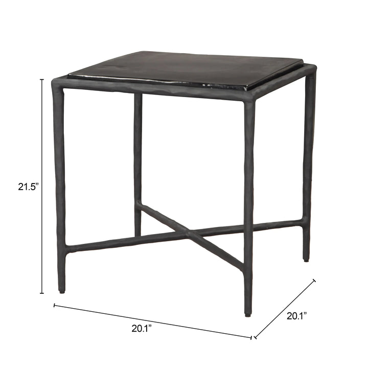Cloe Side Table Black - AmericanHomeFurniture