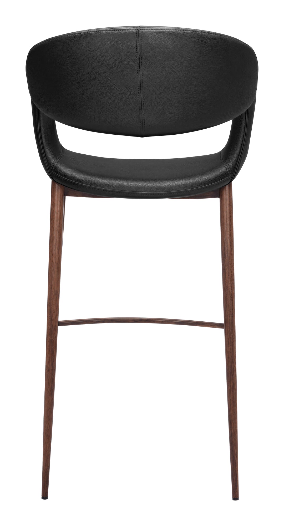 Limay Barstool Black & Walnut - 111405