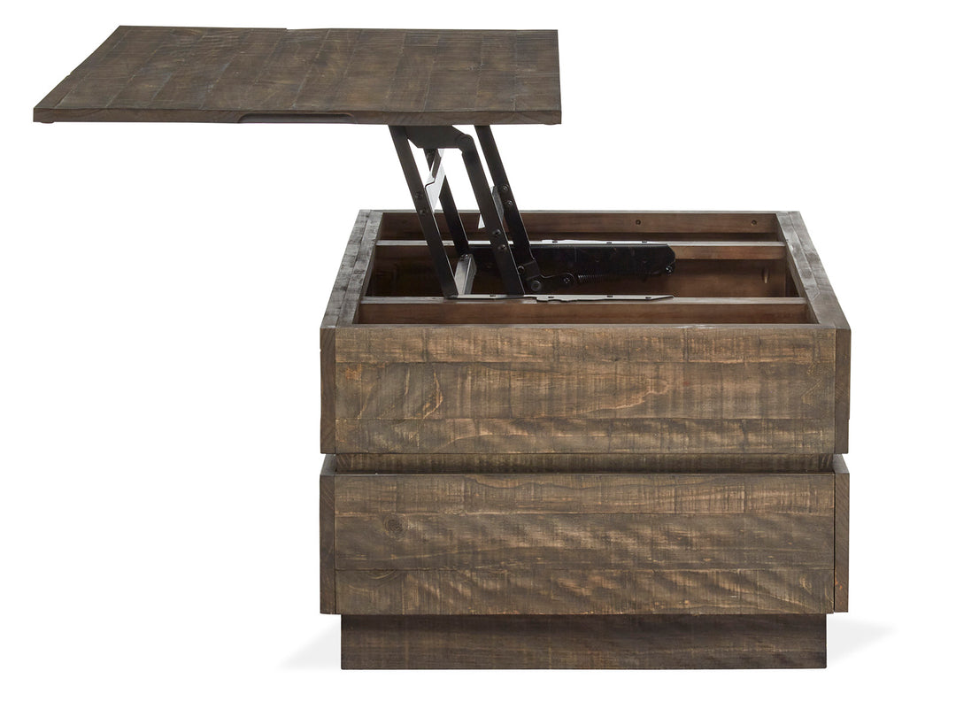 Baisden Tobacco Lift Top Storage Cocktail Table With Casters - T5194-50