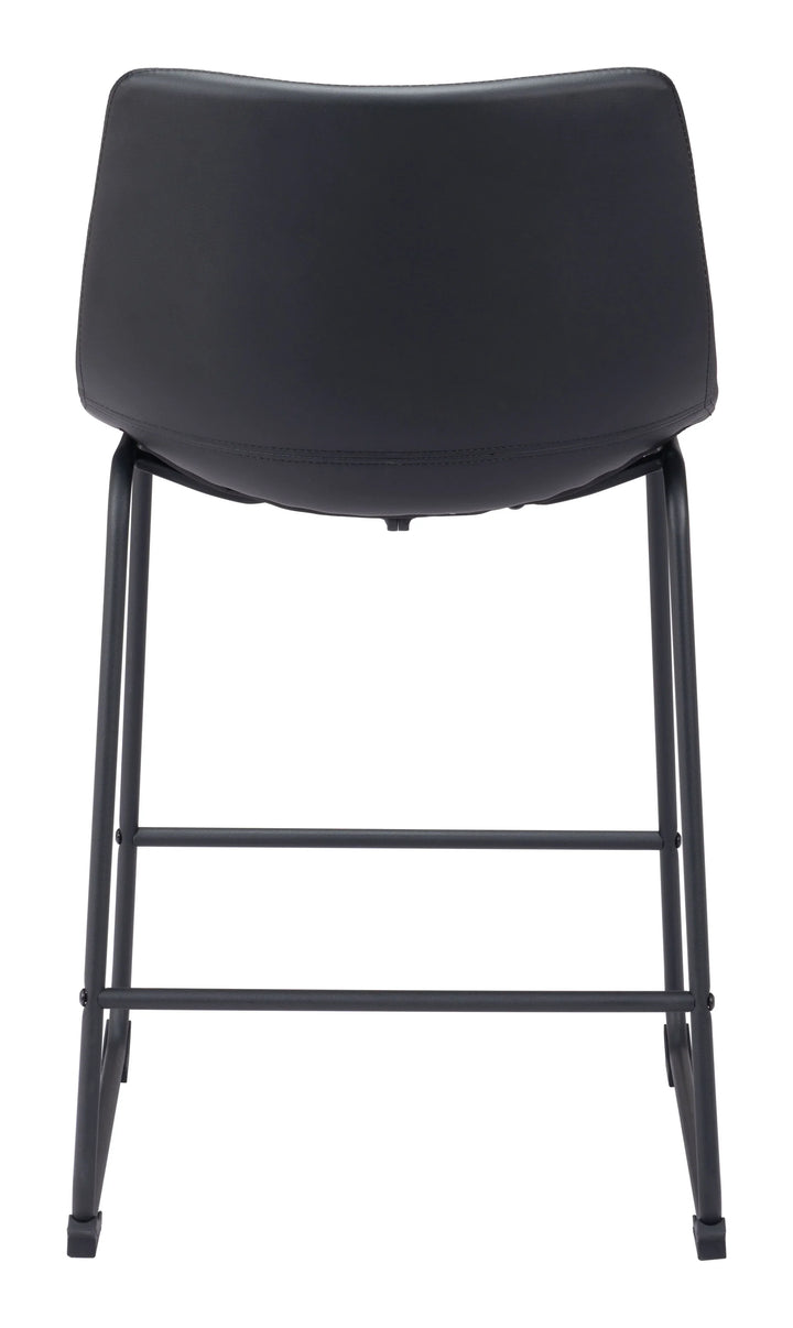 Smart Counter Stool (Set of 2) Black - AmericanHomeFurniture