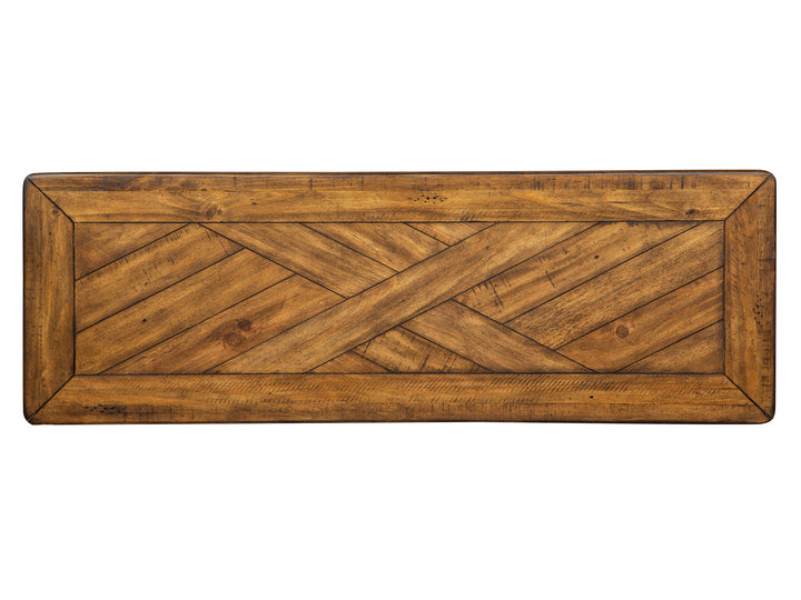 Chesterfield Farmhouse Timber Rectangular Sofa Table - T4717-73