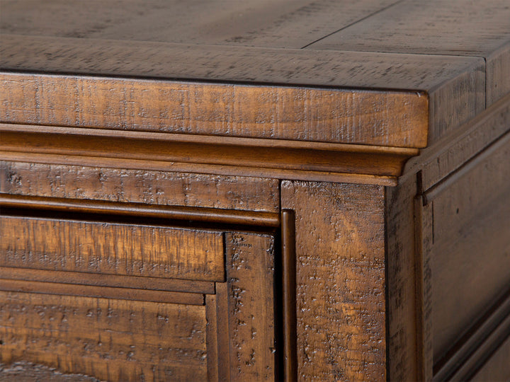 Bay Creek Toasted Nutmeg Rectangular End Table - T4398-03