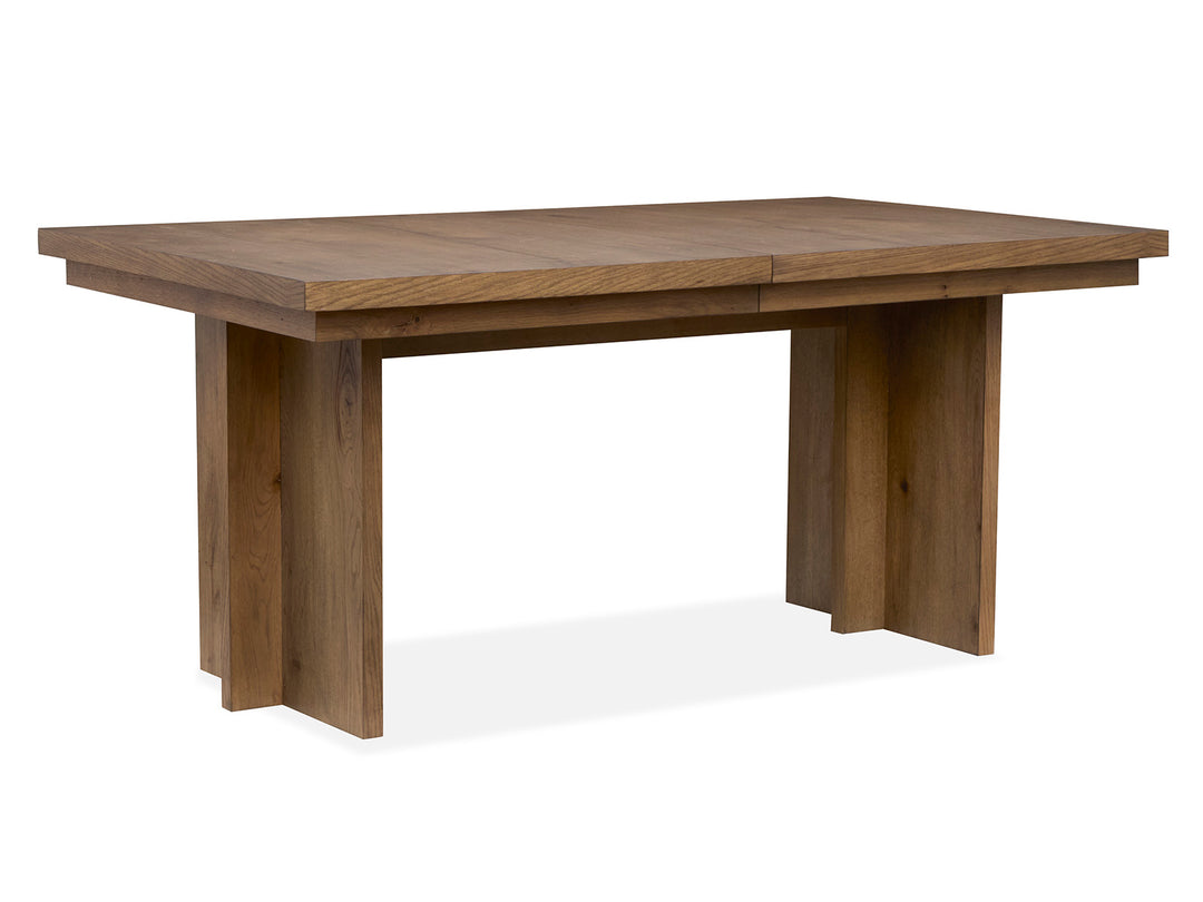 Marcel Harvest Brown Extendable Trestle Dining Table - D6378-21