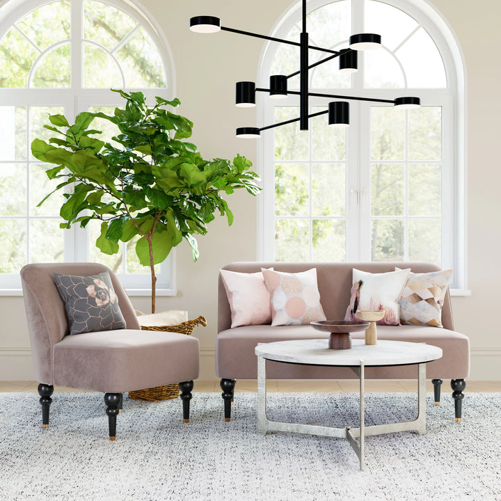 Bintulu Accent Chair Taupe - AmericanHomeFurniture