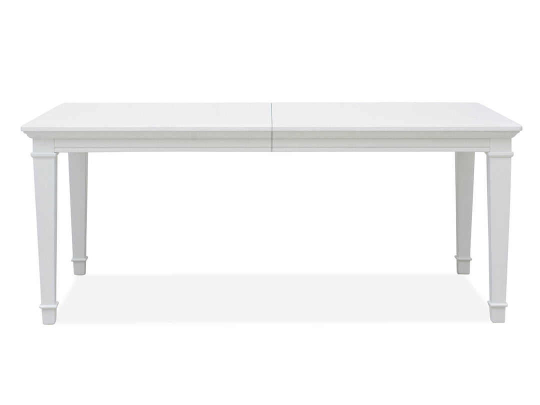 Charleston White Dove White Extendable Rectangular Dining Table - D5611-20WH