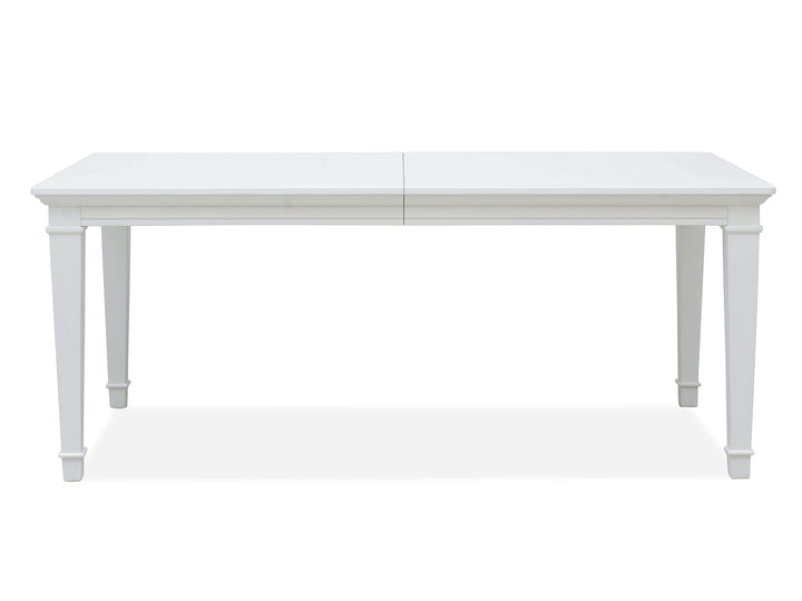 Charleston White Dove White Extendable Rectangular Dining Table - D5611-20WH